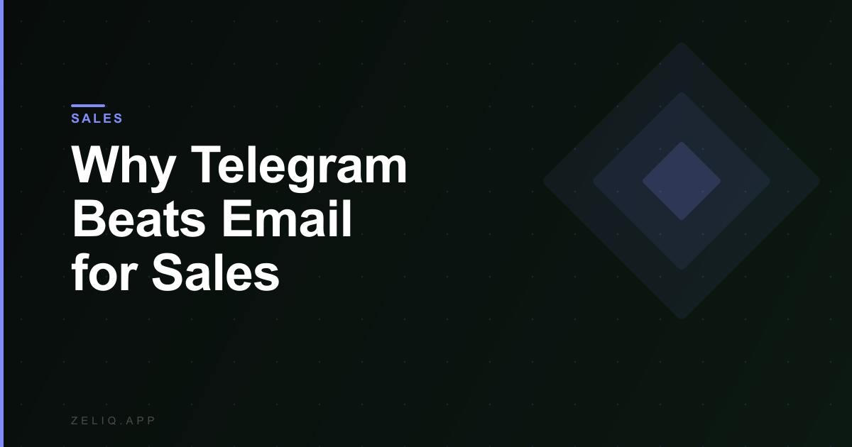Why Telegram Beats Email for Sales in 2025